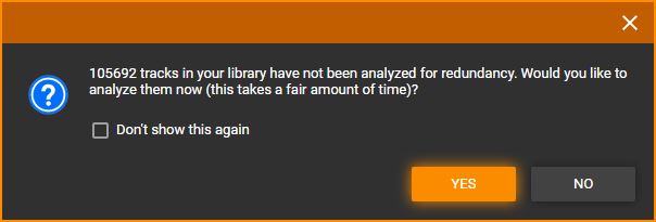 MediaMonkey Duplicate Content Analysis Prompt