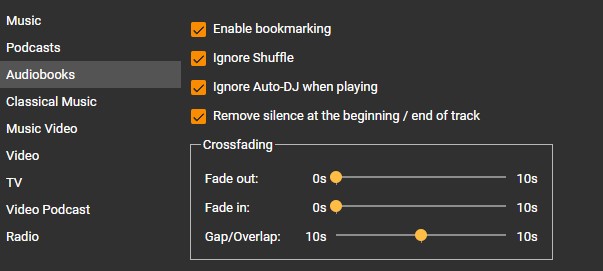 MM5 Options Playback Rules Crossfading