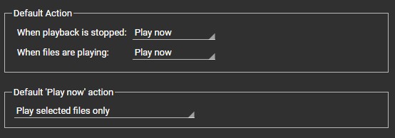 MediaMonkey Options Player